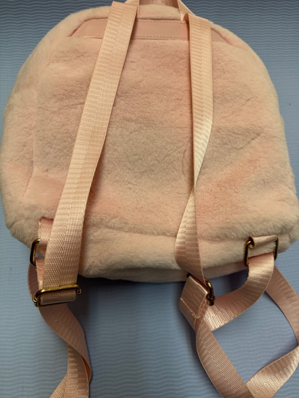 Pusheen Plush Mini Backpack - Pale Pink with Gold Accents - Picture 2 of 6